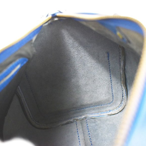 LOUIS VUITTON LV Logo Speedy Travel Hand Bag Epi Leather Blue - Picture 13 of 16